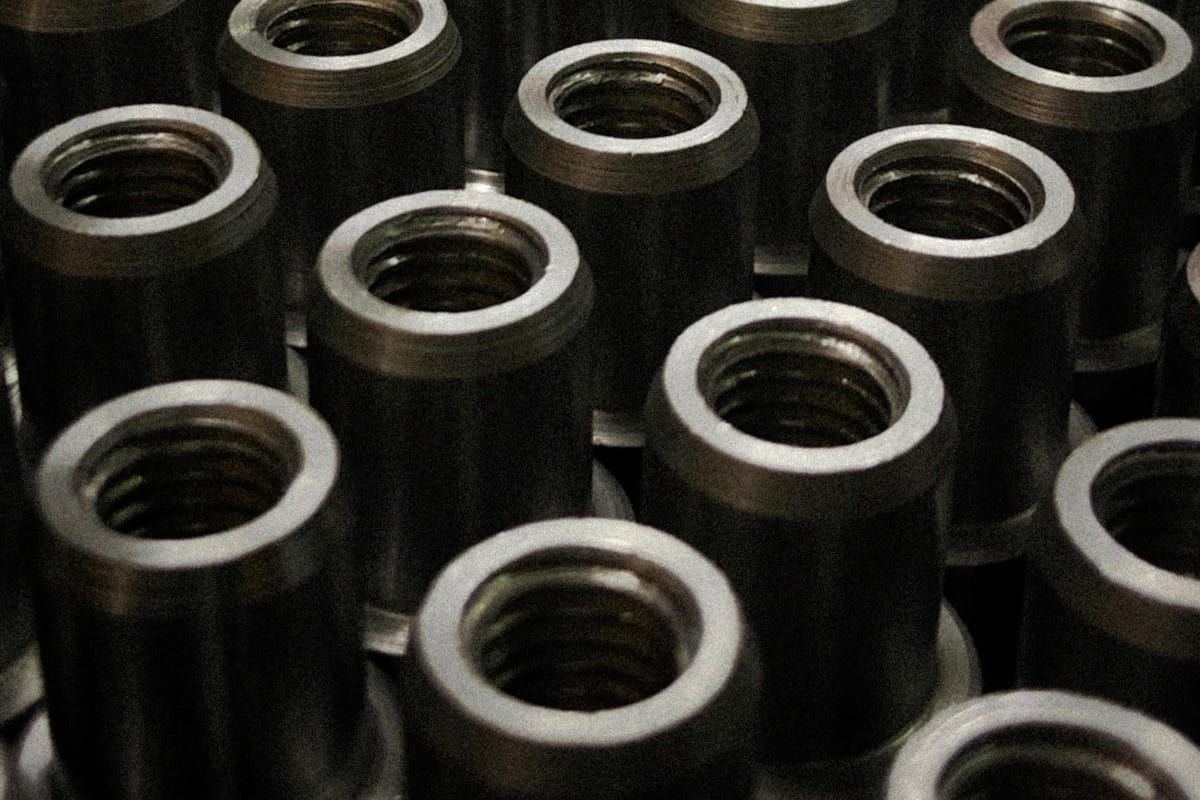 Machined steel bushings and flanges