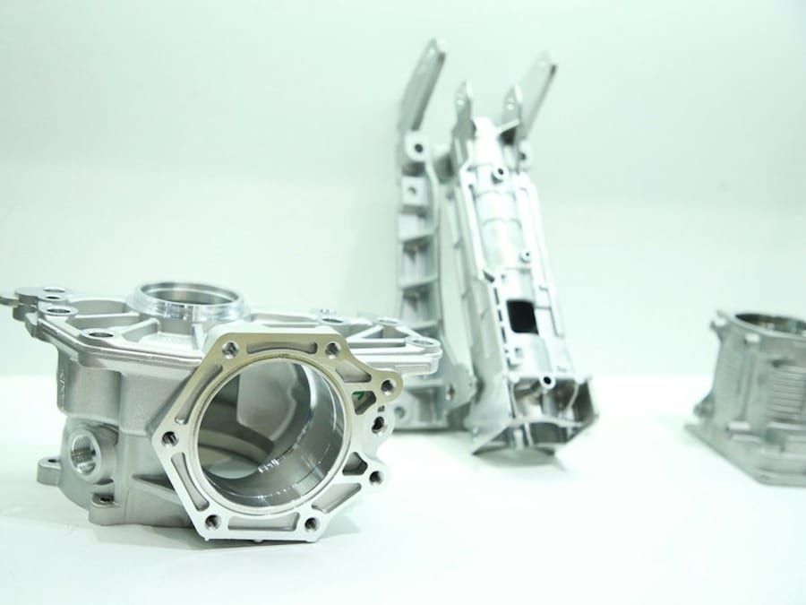 Machined aluminum housings